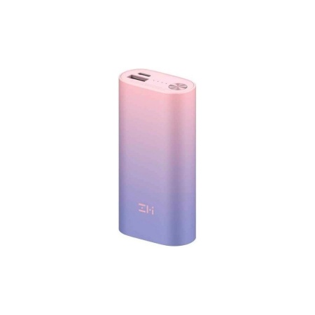 Внешний аккумулятор ZMI Power Bank 10000mAh, 30 Вт, 3А, QC/PD 3.0, фиолетово-розовый